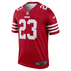 Nike Christian McCaffrey San Francisco 49ers Legend Player Performance Top Scarlet
