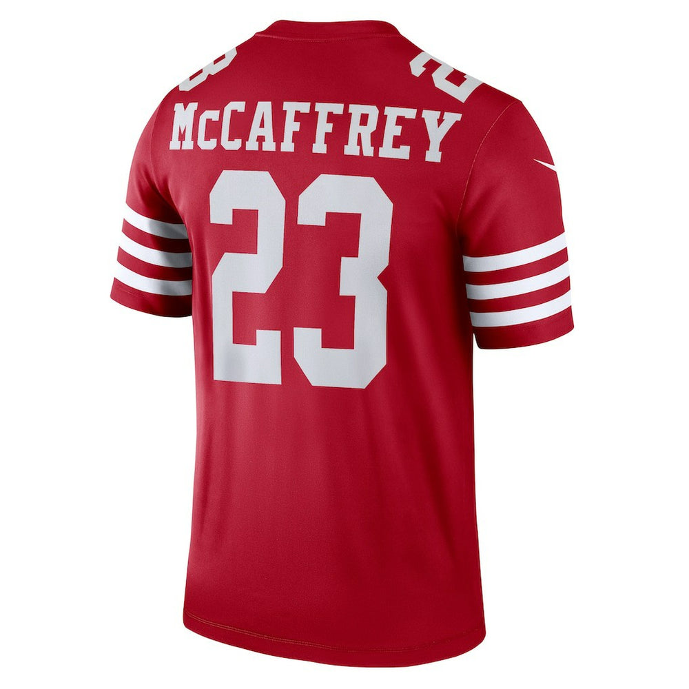 Nike Christian McCaffrey San Francisco 49ers Legend Player Performance Top Scarlet