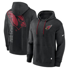 Nike Arizona Cardinals Layered Logo Statement Pullover Hoodie Black