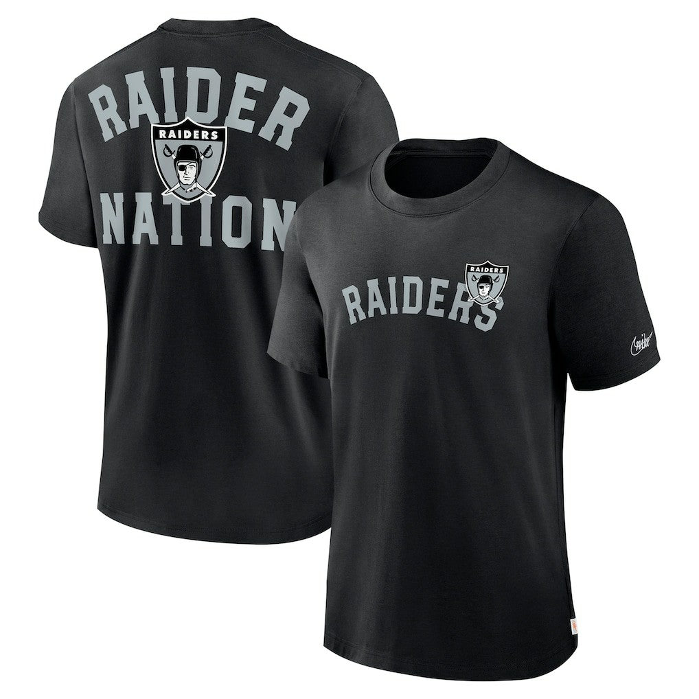 Nike Las Vegas Raiders Rewind Slogan T-Shirt Black