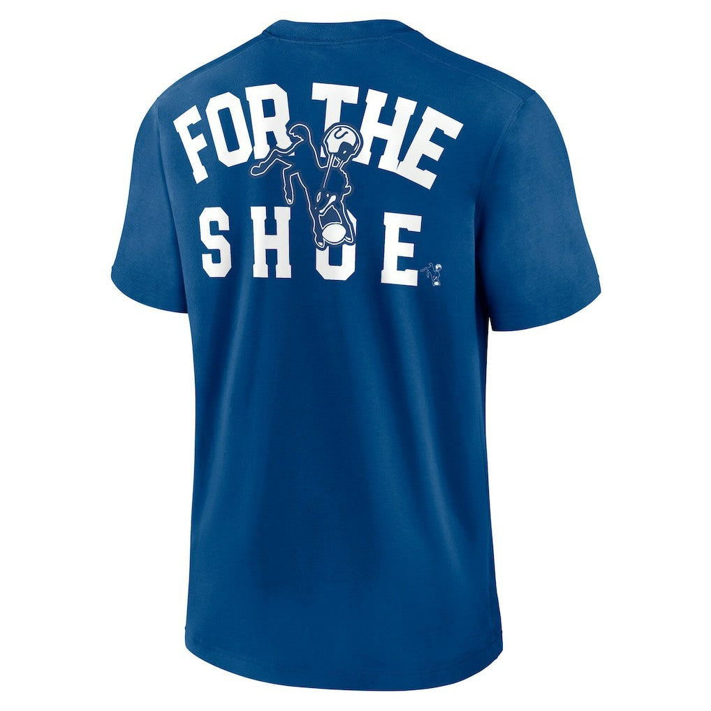 Nike Indianapolis Colts Rewind Slogan T-Shirt Royal
