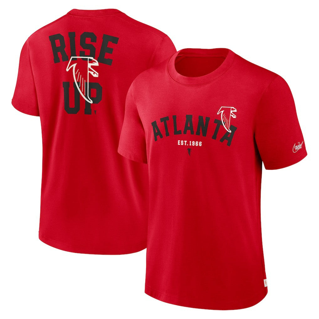 Nike Atlanta Falcons Rewind Slogan T-Shirt Red