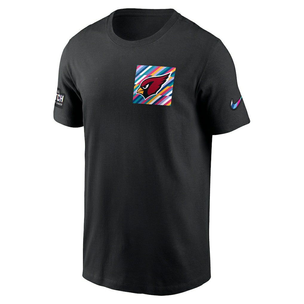 Nike Arizona Cardinals Crucial Catch Sideline Tri-Blend T-Shirt Black