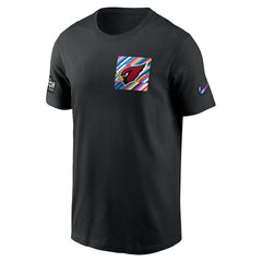 Nike Arizona Cardinals Crucial Catch Sideline Tri-Blend T-Shirt Black