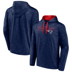 Fanatics New England Patriots Hook and Ladder Pullover Hoodie Heather Navy
