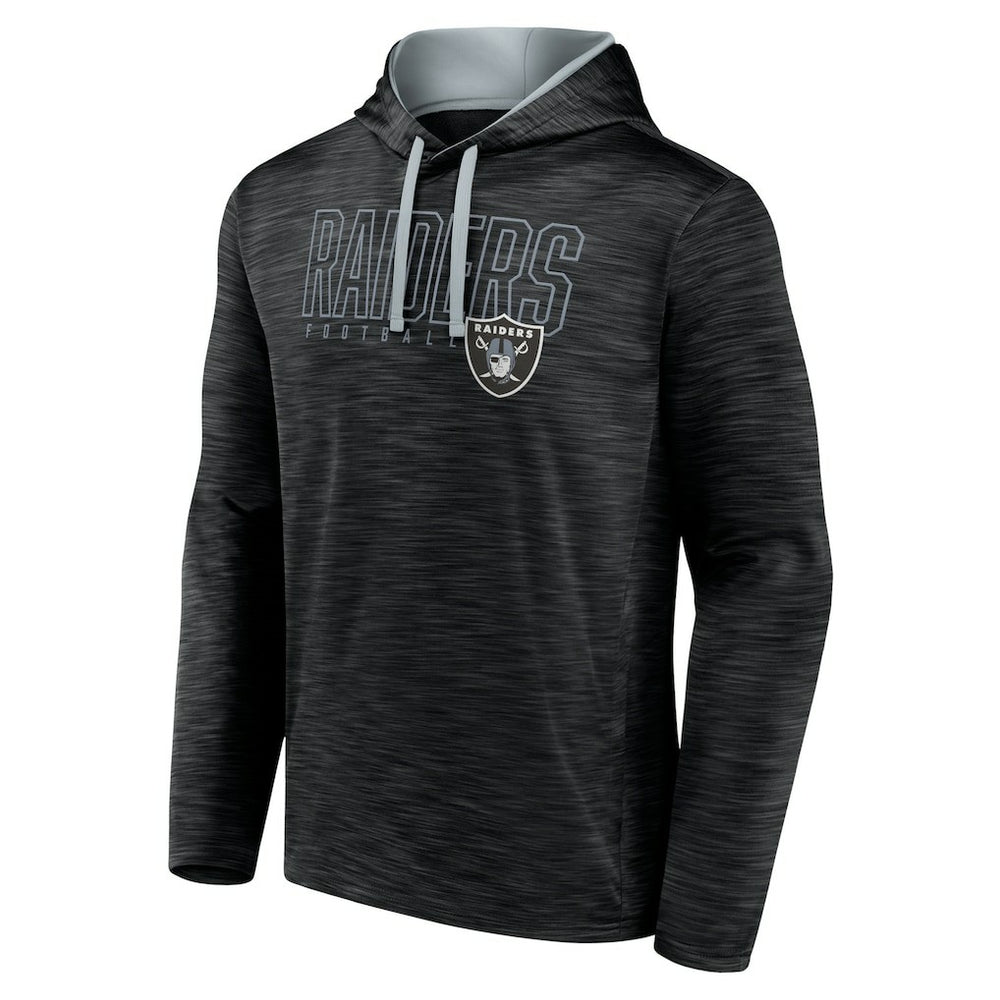 Fanatics Las Vegas Raiders Hook and Ladder Pullover Hoodie Heather Black
