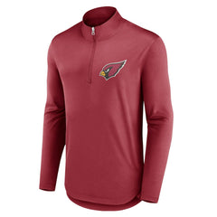 Fanatics Arizona Cardinals Quarterback Quarter-Zip Top Cardinal