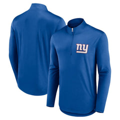 Fanatics New York Giants Quarterback Quarter-Zip Top Royal