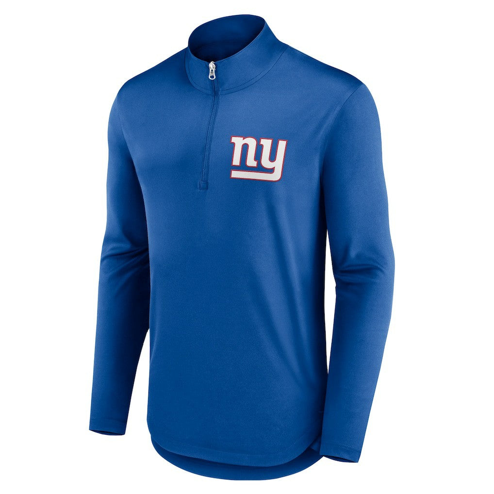 Fanatics New York Giants Quarterback Quarter-Zip Top Royal