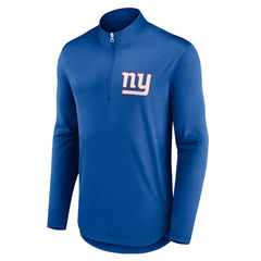 Fanatics New York Giants Quarterback Quarter-Zip Top Royal