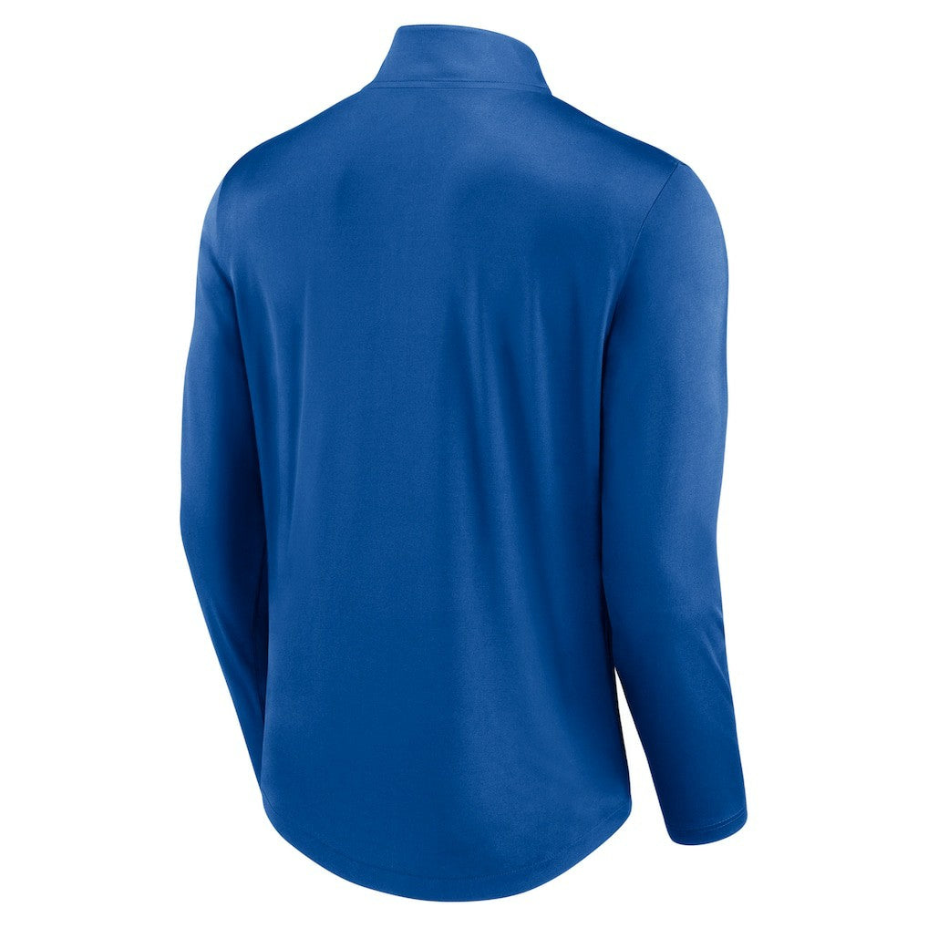 Fanatics New York Giants Quarterback Quarter-Zip Top Royal