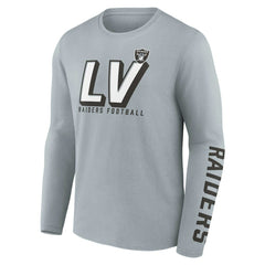 Fanatics Las Vegas Raiders Two-Pack T-Shirt Combo Set Silver/Black