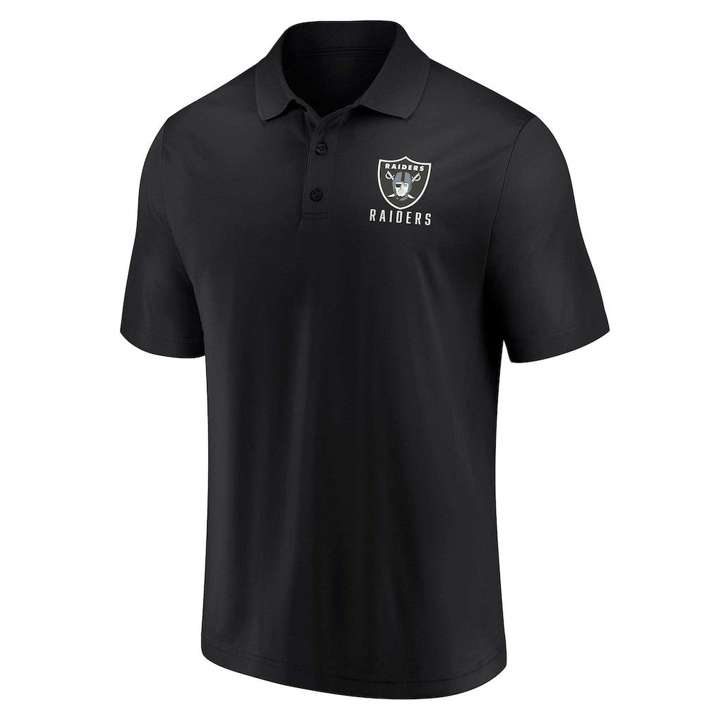 Fanatics Las Vegas Raiders Lockup Two-Pack Polo Set White/Black