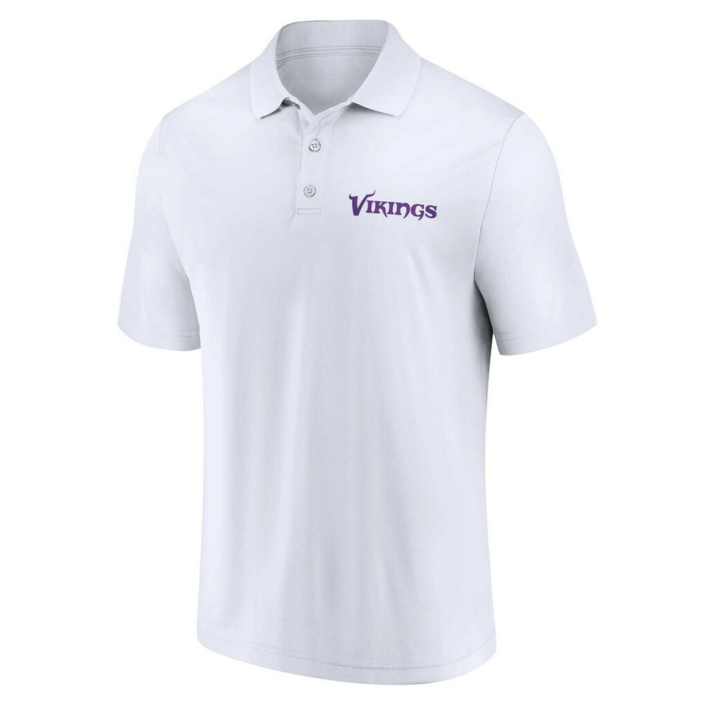 Fanatics Minnesota Vikings Lockup Two-Pack Polo Set White/Purple