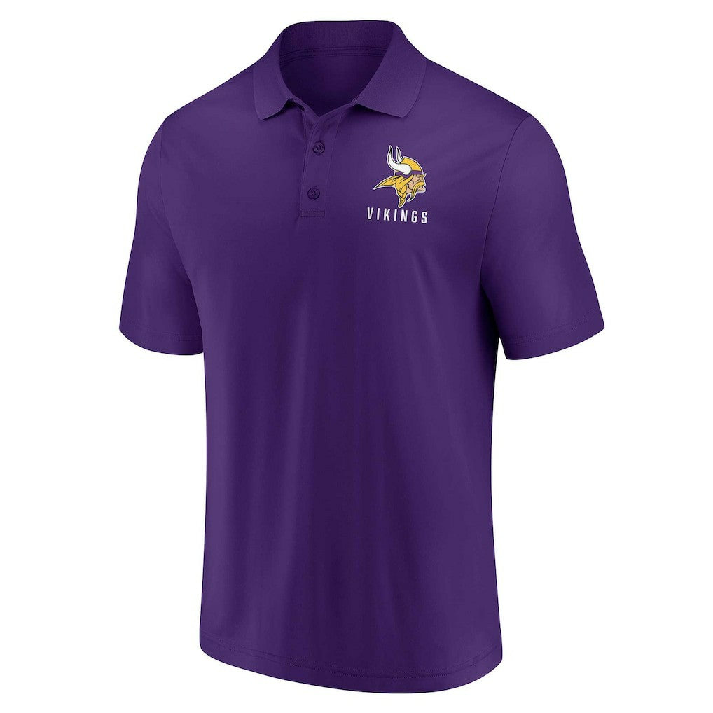 Fanatics Minnesota Vikings Lockup Two-Pack Polo Set White/Purple