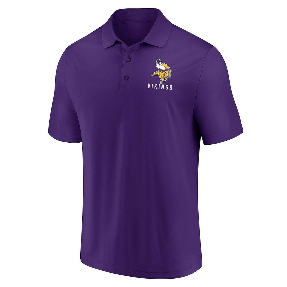 Fanatics Minnesota Vikings Lockup Two-Pack Polo Set White/Purple