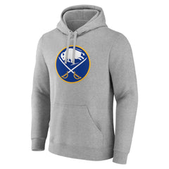 Buffalo Sabres Primary Team Logo Pullover Hoodie - Gray - NHL 5228607