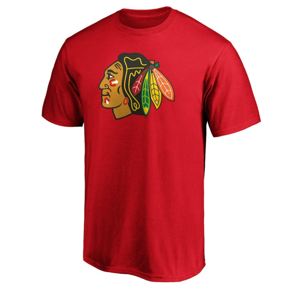 Chicago Blackhawks Primary Logo Team T-Shirt - Red - NHL 5228829