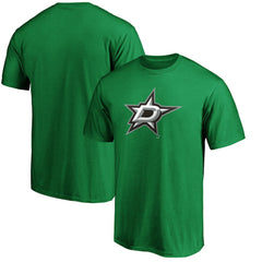 Dallas Stars Primary Logo T-Shirt - Kelly Green - NHL 5228831