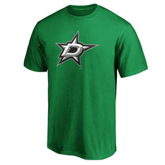 Dallas Stars Primary Logo T-Shirt - Kelly Green - NHL 5228831