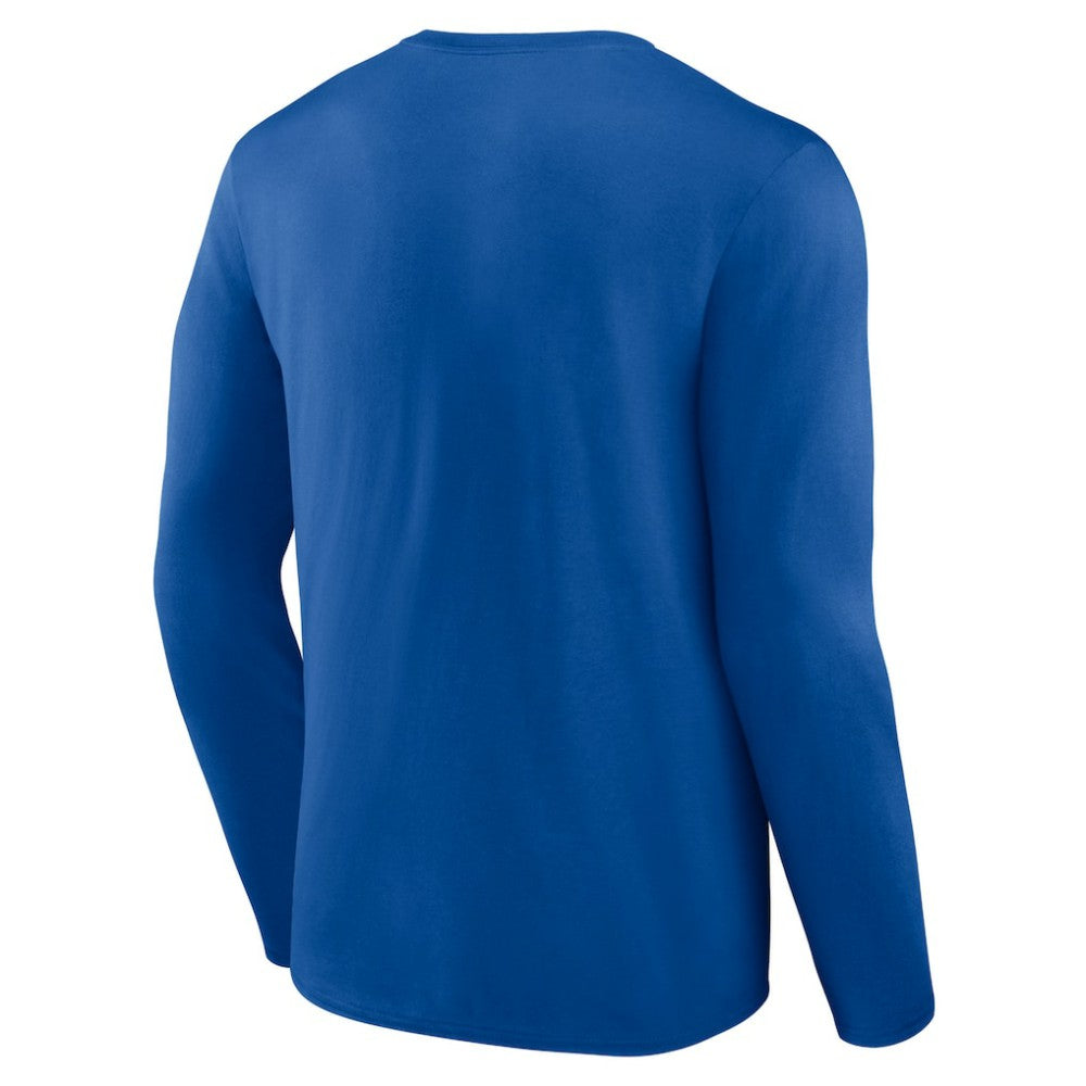 Buffalo Sabres Primary Logo Team Long Sleeve T-Shirt - Royal - NHL 5228844