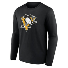 Pittsburgh Penguins Primary Logo Team Long Sleeve T-Shirt - Black - NHL 5228858