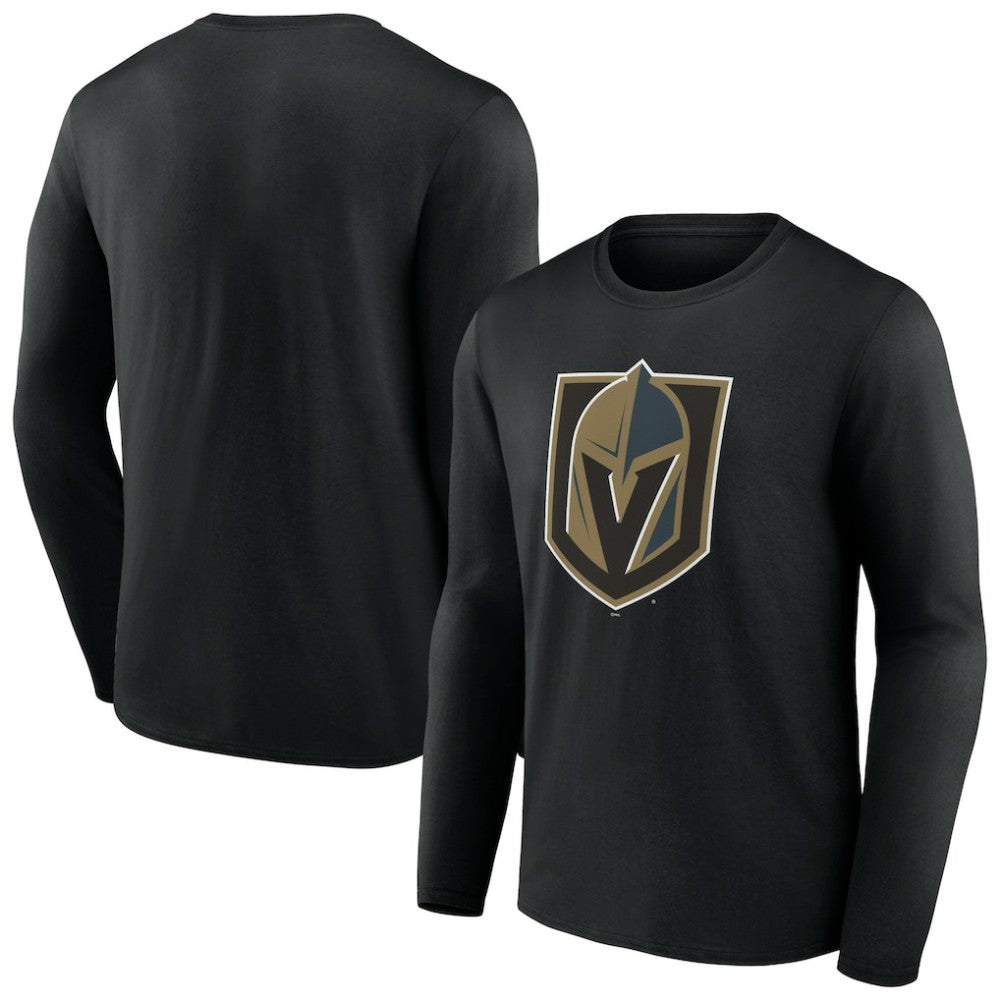 Vegas Golden Knights Primary Logo Team Long Sleeve T-Shirt - Black - NHL 5228861