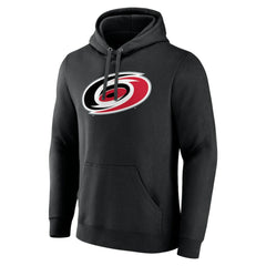 Carolina Hurricanes Primary Team Logo Pullover Hoodie - Black - NHL 5228895