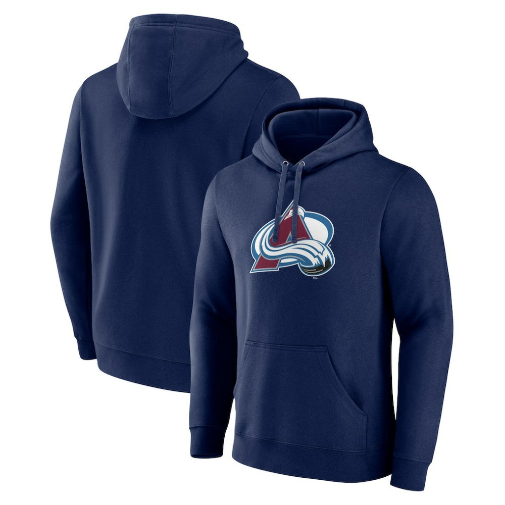 Colorado Avalanche Primary Team Logo Pullover Hoodie - Navy - NHL 5228897