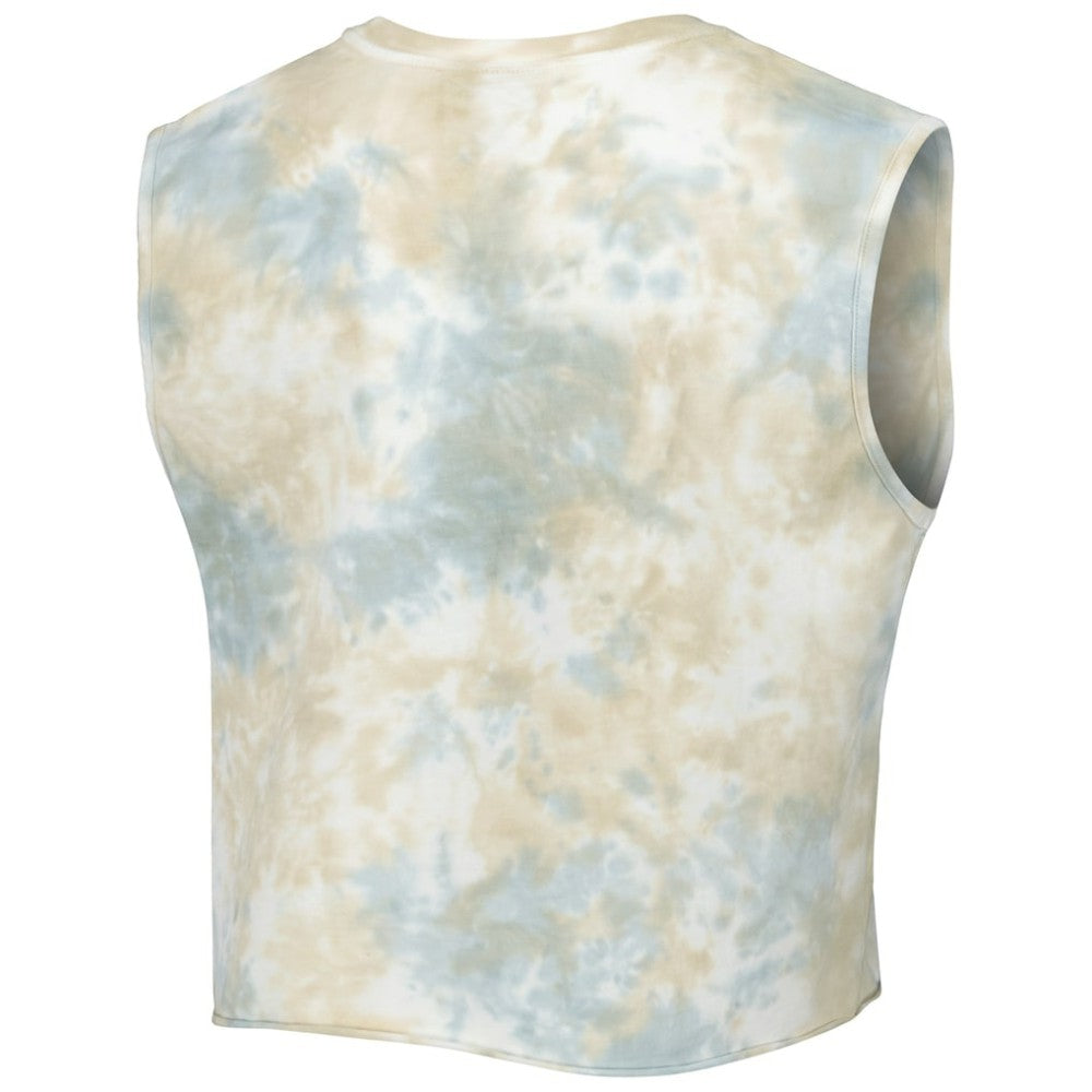 Atlanta Braves The Wild Collective Women's Washed Muscle Tank Top - White - MLB Online