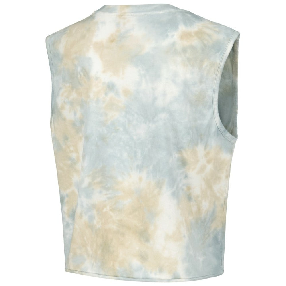 Boston Red Sox The Wild Collective Women's Washed Muscle Tank Top - White - MLB Lifestyle