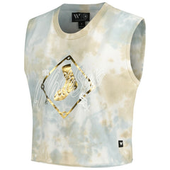 Chicago White Sox The Wild Collective Women's Washed Muscle Tank Top - White - MLB Lifestyle