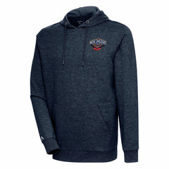 New Orleans Pelicans Antigua Action Pullover Hoodie Heather Navy