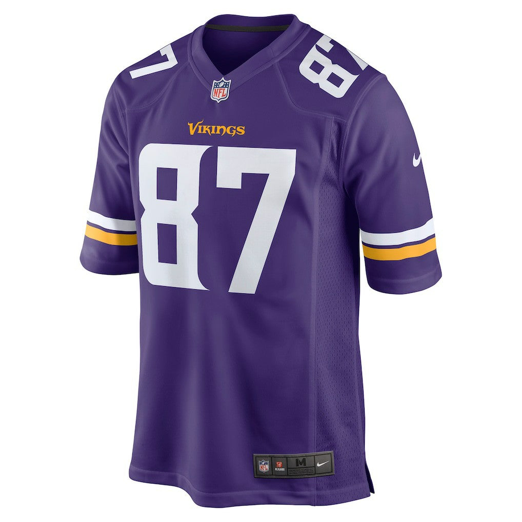Nike T.J. Hockenson Minnesota Vikings Game Player Jersey Purple