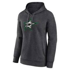 Dallas Stars Women's Primary Logo Pullover Hoodie - Charcoal - NHL 5231739