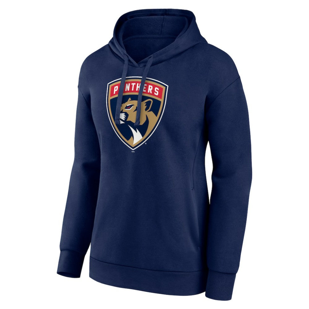 Florida Panthers Women's Primary Logo Pullover Hoodie - Navy - NHL 5231793