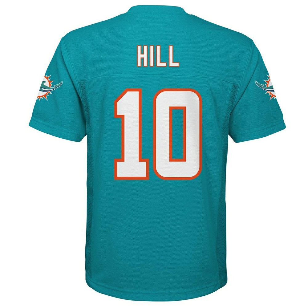 Tyreek Hill Miami Dolphins Youth Replica Player Jersey Aqua