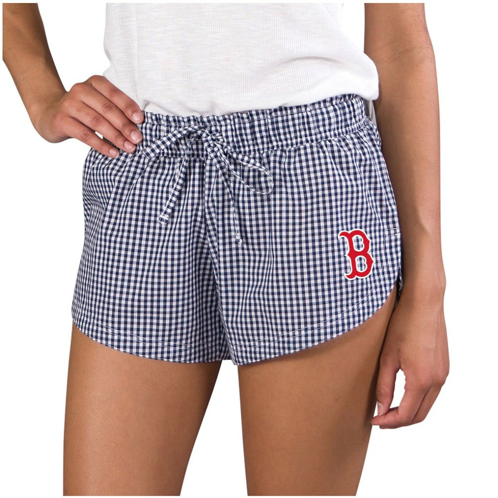 Boston Red Sox Concepts Sport Women's Tradition Woven Shorts - Navy - MLB Lifestyle