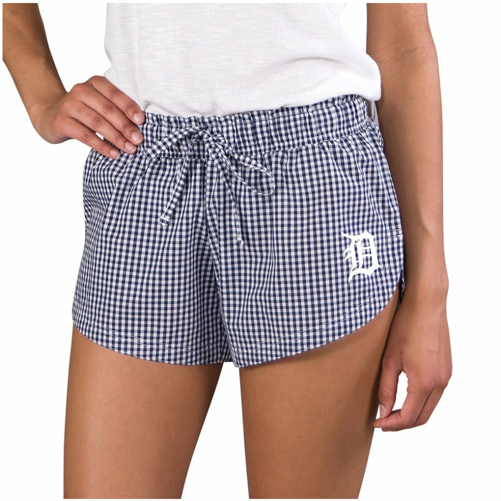 Detroit Tigers Concepts Sport Women's Tradition Woven Shorts - Navy - MLB Lifestyle