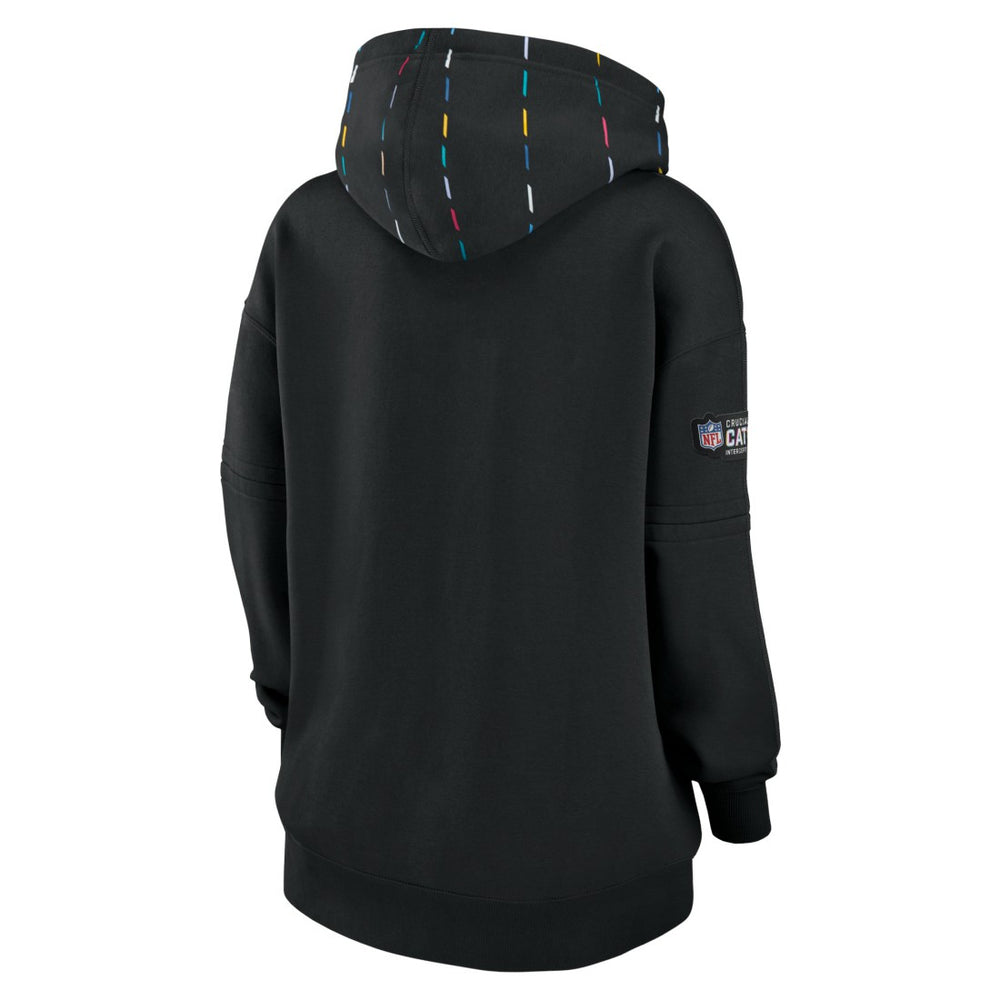 Nike Houston Texans Women's 2023 NFL Crucial Catch Club Pullover Hoodie Black