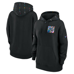 Nike Tennessee Titans Women's 2023 NFL Crucial Catch Club Pullover Hoodie Black