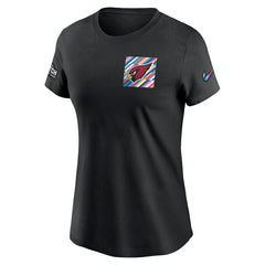 Nike Arizona Cardinals Women's Crucial Catch Sideline Tri-Blend T-Shirt Black