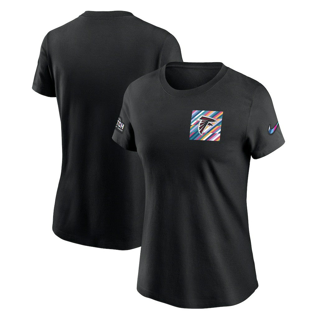 Nike Atlanta Falcons Women's Crucial Catch Sideline Tri-Blend T-Shirt Black