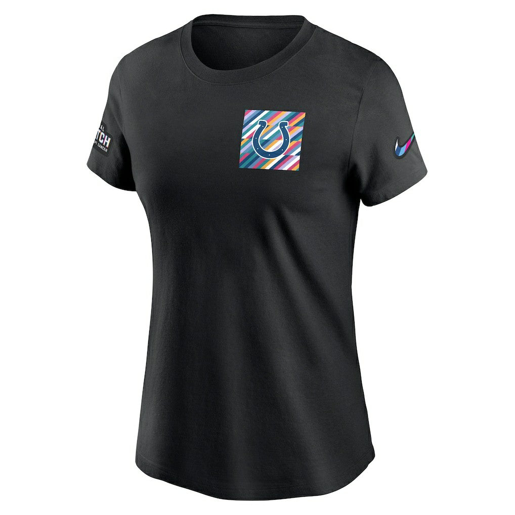 Nike Indianapolis Colts Women's Crucial Catch Sideline Tri-Blend T-Shirt Black