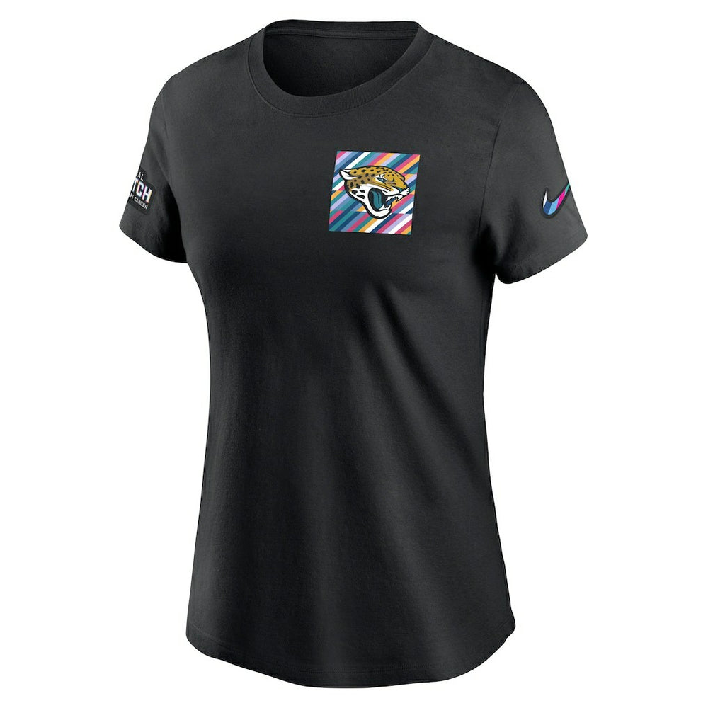 Nike Jacksonville Jaguars Women's Crucial Catch Sideline Tri-Blend T-Shirt Black