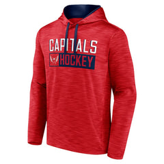 Washington Capitals Fanatics Close Shave Pullover Hoodie - Heather Red - NHL 5232463