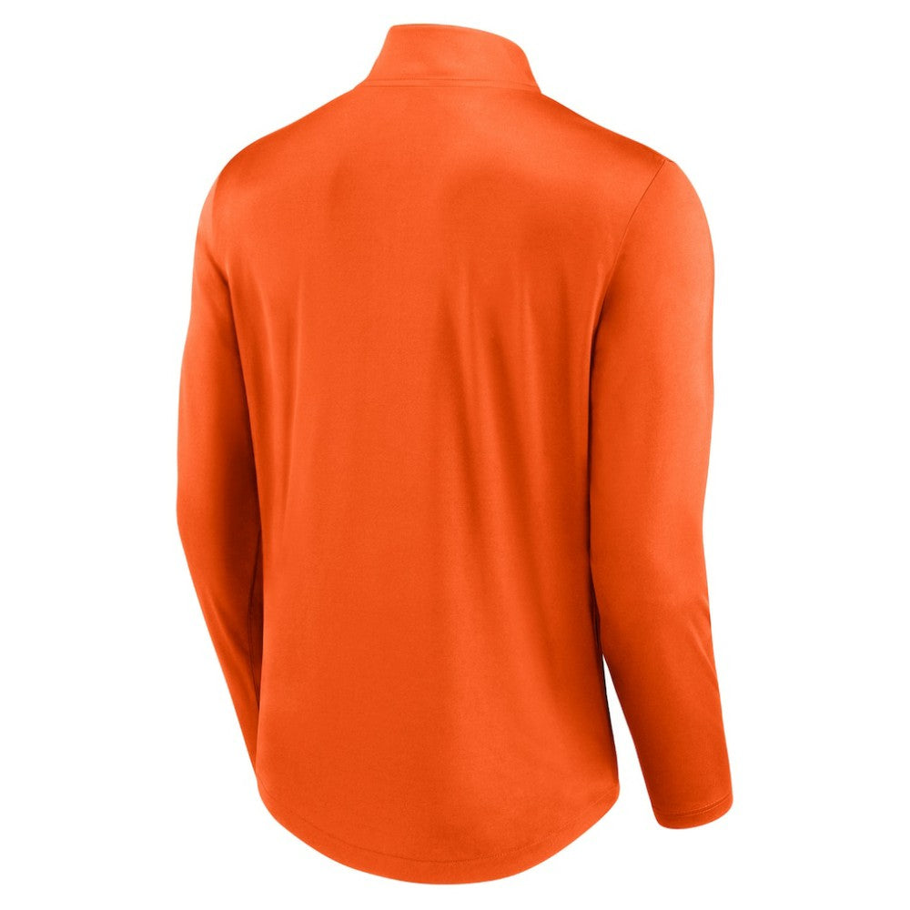 Philadelphia Flyers Fanatics Mock Neck Quarter-Zip Top - Orange - NHL 5232716