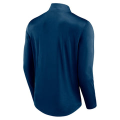 Seattle Kraken Fanatics Mock Neck Quarter-Zip Top - Deep Sea Blue - NHL 5232720
