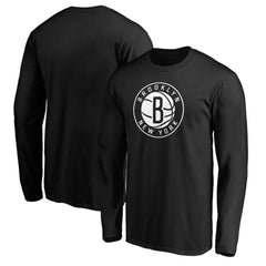 Brooklyn Nets Primary Team Logo Long Sleeve T-Shirt Black