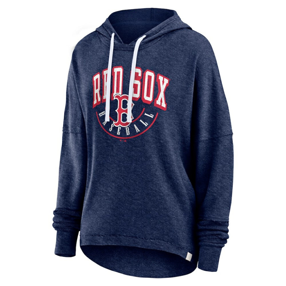 Boston Red Sox Fanatics Women's Luxe Pullover Hoodie - Heather Navy - Fanatics Online